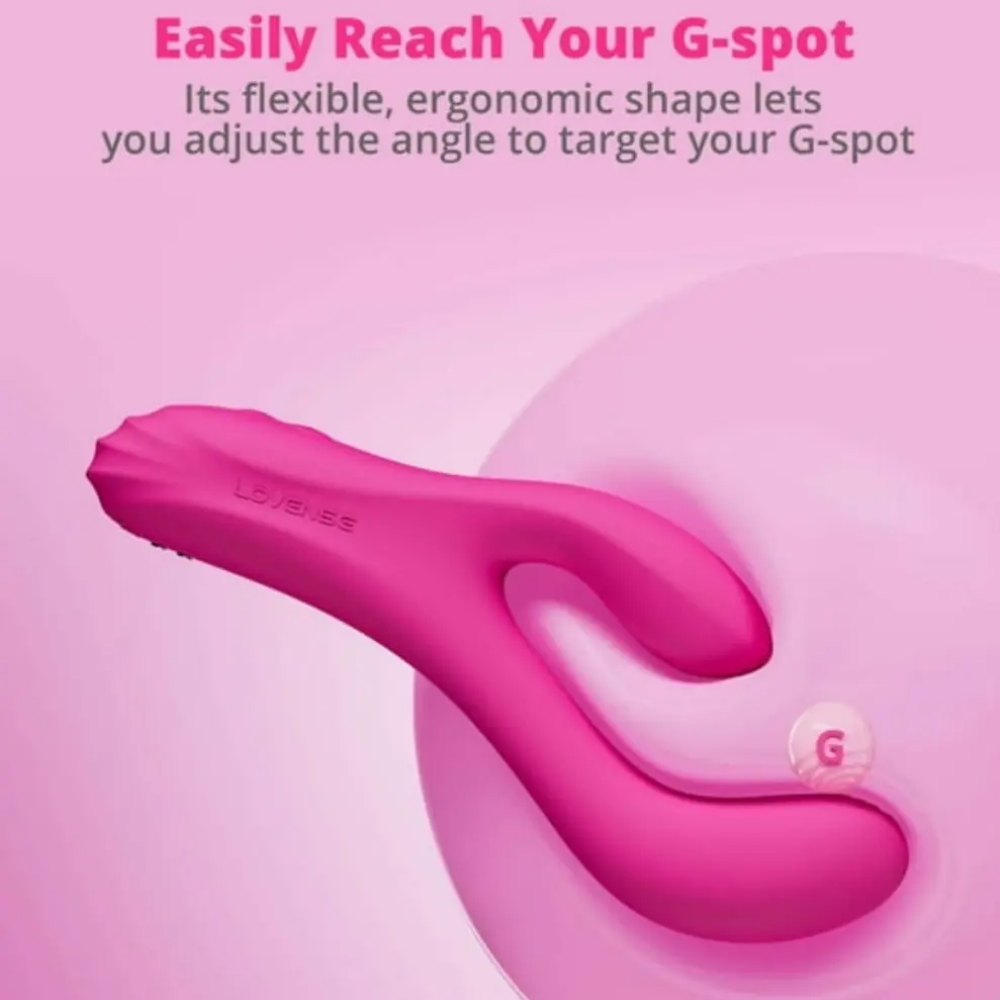 Lovense Osci 3 Hareketli, Isıtmalı ve Telefon Kontrollü Rabbit Vibratör