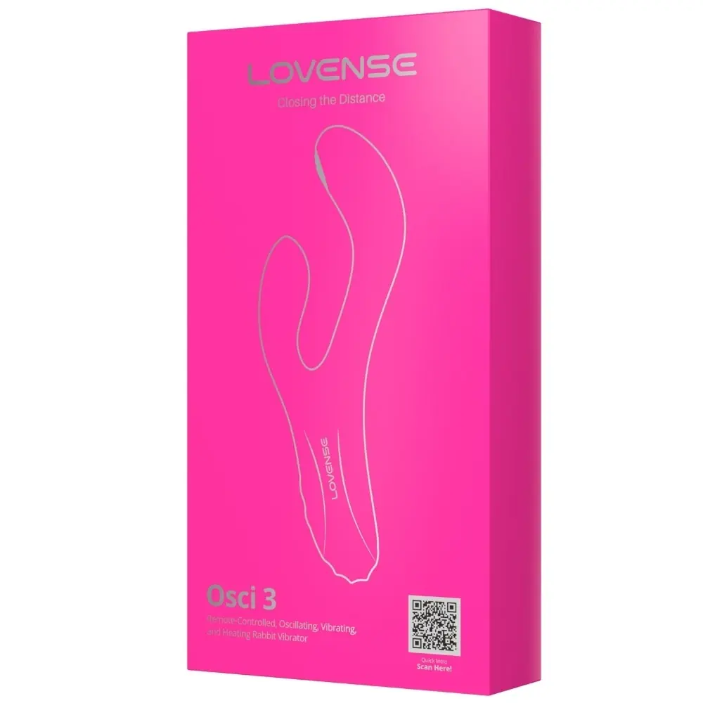 Lovense Osci 3 Hareketli, Isıtmalı ve Telefon Kontrollü Rabbit Vibratör