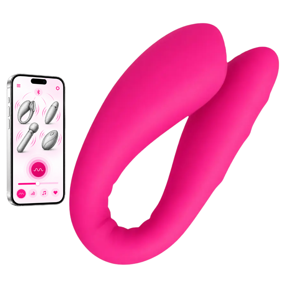 Lovense Dolce App Çift Etki Telefon Kontrollü Couples Partner Vibratör