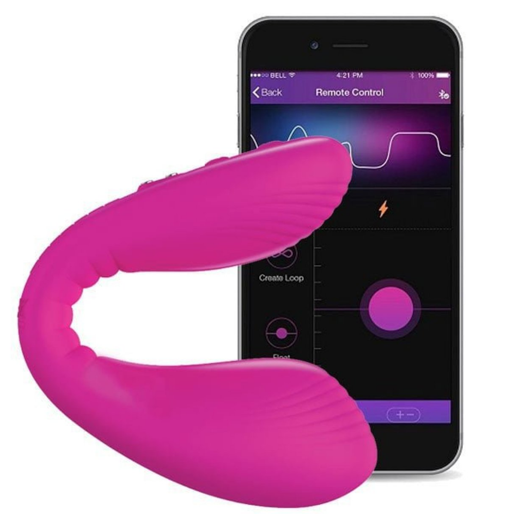 Lovense Dolce App Çift Etki Telefon Kontrollü Couples Partner Vibratör
